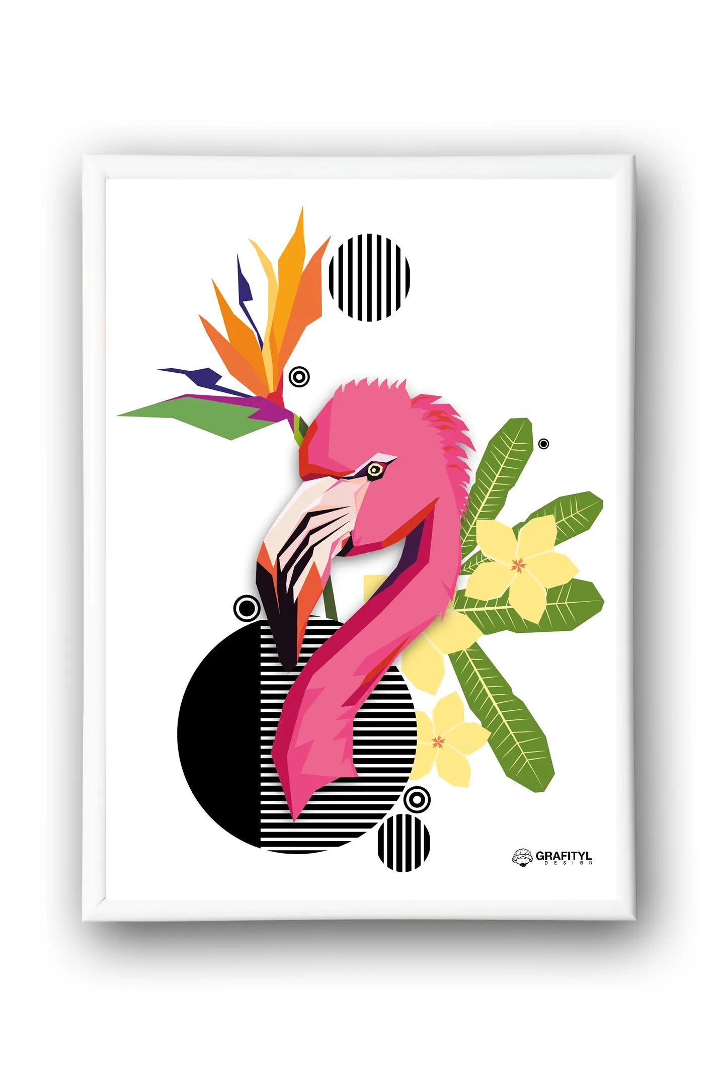 Flamingo Pink Grafityl-shop
